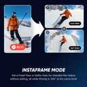 Insta360 X5 - Waterproof 8K 360 Action Camera, Leading Low Light, Invisible Selfie Stick Effect, Rugged and Replaceable Lens, 3-Hour Battery, Built-in Wind Guard, Stabilization, Triple AI Chip Design