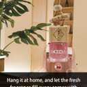 Ikeda Car Air Freshener: Hanging Car Smell Air Freshener | 10ml Hanging Car Perfume | Long Lasting Fragrance | Strong Scents Diffuser for Auto Home (Black pomegranate|Square)