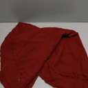 48 Inches Christmas Tree Skirt Red Knitting Pattern Christmas Tree Mat Acrylic Fiber Xmas Skirt for Holiday Decor