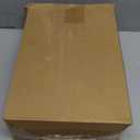 100 Set Winter Paper Cups with Lids Winter Disposable Hot Cold Coffee Cups for Holiday Party Supplies(Brown,12oz,Snowflake)