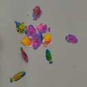 72Pcs Plastic Fish Toys - Tropical & Mini Plastic Fish Set for Children's Party Supplies and Decoration