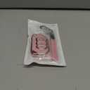 for Jeep Key Fob Cover - TPU Key Shell Case Protector Compatible with Jeep Wrangler JL JLU Rubicon Gladiator JT Sahara 4 Buttons Flip Car Key, Pink (Sliver-Edge-Pink)