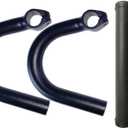 Drop Bar Attachment, Flat Bar to Drop Bar Adapter, Aluminum Alloy Body, with Soft Sleeves and Bar Ends - Ideal for Converting Mountain Bike to Road Bike