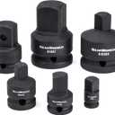 GEARWRENCH 6 Piece 1/4", 3/8", 1/2", 3/4" Drive Impact Adapter Set | 84928A-07