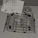 Sink Protectors for Kitchen Sink, Sink Grate Grid for Bottom of Sink, Metal Sink Rack, Bottom Basin Rack, Stainless Steel, 23" x 13"