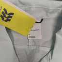 All in Motion Cotton Linen Short-Sleeve Shirt Mint, Medium