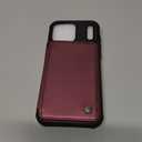Vinich for iPhone 17 Pro Max Wallet Case with Card Holder, RFID Blocking Credit Slots Kickstand Shockproof Phone Cover Fit for iPhone 17 Pro Max 6.9" Wine Red