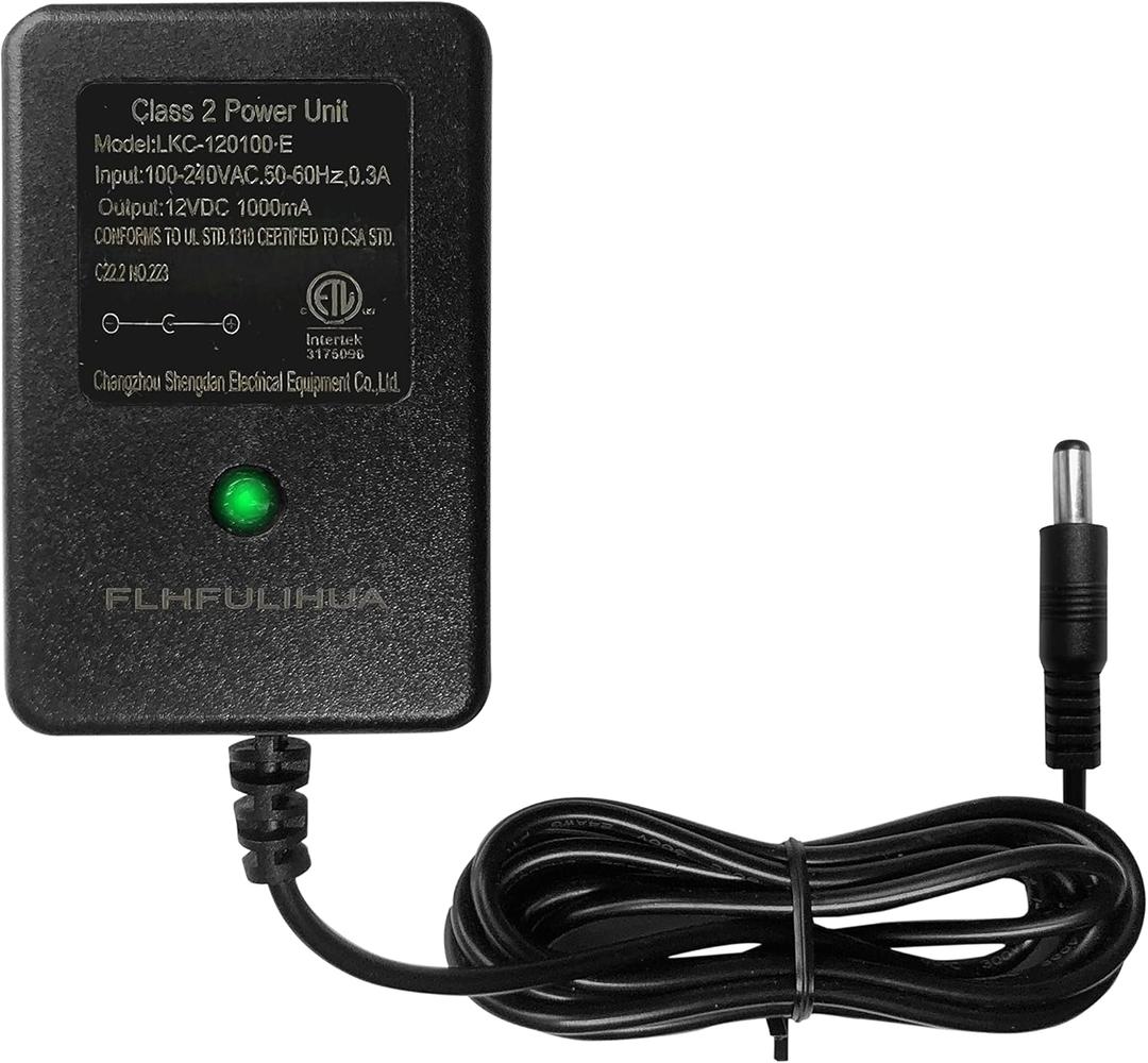 FLHFULIHUA 12 Volt Battery Charger for Kids Ride on Toys - Universal Charger for Best Choice Products Wrangler SUVKid Trax Dynacraft Kidzone Bumper, ETL Listed