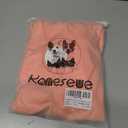 Koneseve Dog Hoodie - Fleece Warm Sweater with Pocket, Soft Clothes for Daily Wear, Basic Hooded Sweatshirts, Winter Coat Clothing, Comfort Tee Shirt Fit for All Breeds Pet - Pink - 3XL