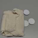 Couch Cushion Covers, Comfort Soft Magic Sofa Covers Washable Stretch Resistant Slipcovers for Sectional and L Shaped Seats Furniture Protectors for Pets (1PC Armrest Cover, Ivory)