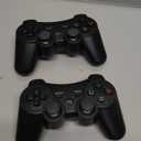 Yinjie 2 Pack Wireless Controller for PS3, Compatible with Playstation 3, with 2 Charging Cables - Black