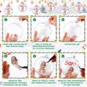6 Set Funny Christmas Ornaments Kit 2025 Santa Claus Gag Ball Gifts Plastic Fillable Ornament Funny Hilarious Prank Inappropriate Naughty Ball Christmas for Adults Tree Hanging Decoration, 3.94 Inch