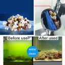 17OZ Aquarium Filter Mixed Ceramic Small Balls Media, Fish Tank Water Filtration Pond Filter Ceramic Rings Brown Volcanic Rock for Water Quality Improve, PH Adjust