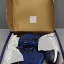 HOBIBEAR Kids Snow Boots Boys Girls Mid Calf Waterproof Warm Faux Fur Lined Insulated Winter Shoes Blue, 5.5 Big Kid