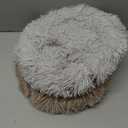 Kitten Puppy Bed Extra Small XS Round Dog Cat Beds Anti Anxiety Plush Pet Calming Donut Bed with Non-Slip Waterproof Bottom, Washable, 1 Brown and 1 Gray