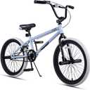 vollsch Freestyle BMX Bikes 20 Inch Kids Bicycle for 6-15 Years Old Teens, Boys, Girls, Beginner-Lever Riders, Slate Grey