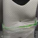 HOMCA Memory Foam Cervical Pillow, 2 in 1 Ergonomic Contour Orthopedic Pillow for Neck Pain, Contoured Support Pillows for Side Back Stomach Sleepers (Black)