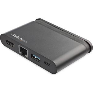 StarTech.com USB C Multiport Adapter with HDMI - 4K - Mac/Windows - 2X USB 3.0 1xC 1xA - 100W PD 3.0 - USB C Adapter - GbE (DKT30CHCPD)