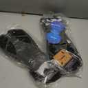 CAPAS Snorkel Fins, Swim Fins Travel Size Short Adjustable for Snorkeling Diving Adult Men Women Kids Open Heel Swimming Flippers (Black)