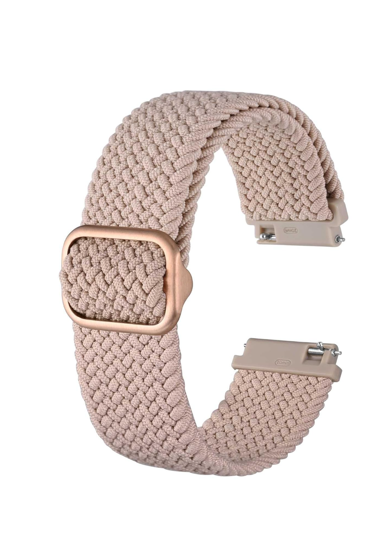 BISONSTRAP Nylon Watch Bands, Adjustable Braided Loop Straps for Men and Women, 16mm 18mm 19mm 20mm 22mm for Choice