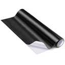 Hicarer 15.7 x 118 Inches Thermal Heat Shield Barrier Adhesive, Aluminized Fiberglass Heat Shield Resistant Material Tape for Auto Use, House, Barbecue, Christmas