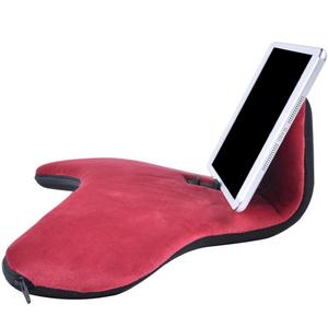 BaotyJie Phone Holder Wrist Support Wrist Rest Universal Bracket Compact Soft Pad Pillow Stand Multi-Angle for Office Living Room Home, Red