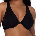 Smart & Sexy Women's Cloud Cotton Comfort Front & Back Close Racerback Bra 38 DDD