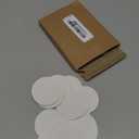 PATIKIL 2inch Circle Card Stock, 50Pcs Round Shape Cutouts Paper Thick Cardstock Coaster for DIY Craft Projects Classroom Bulletin Board Decor, White