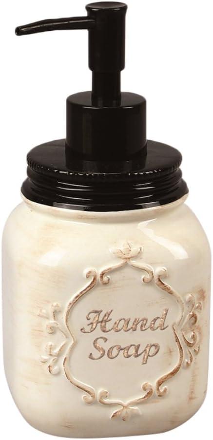 Ceramic Lotion Dispenser (Country, Off-white)