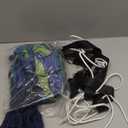 KPX Ourdoor Hanging Hammock Chair  Comfortable Tree Swing Chair Large Size 110X130cmWithout Pillows - 330 Lbs Weight Capacity (Blue/Green)