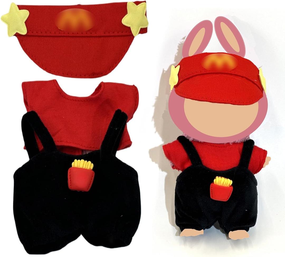 17cm Doll Clothes ,6.7 Inches Cute Doll Clothes Suitable for Dolls Accessories, Dress Up for 15-17cm Plush Outfits