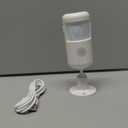 WiFi Motion Sensor Alarm, Smart PIR Motion Detector Long Battery Life Security Motion Detector with Siren Loud Chimes Home Security Compatible with Alexa/Google, Whtie