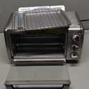 BLACK+DECKER 4-Slice Toaster Oven, Even Toast Technology, Fits a 9" Pizza, Black