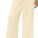 2 x PRETTYGARDEN Summer Wide Leg Linen Pants Women with Pockets High Waist Drawstring Loose Casual Palazzo Lounge Pants Women (Teal, XL)