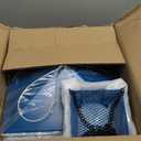 Bluebird Feeders Squirrel-Proof, 7 lbs, Large Heavy Metal Caged Mealworms Blue Bird Feeders for Outside, Weatherproof Wild Bird Feeder,2 Layer Seed Cups(Blue)