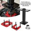 Rear Axle Bearing Puller and Installer for Toyota | Compatible with 1995-2020 4Runner, Tacoma, Tundra, Hilux | Complete Axle Bearing Removal Tool with ABS Tone Ring Adapter Plate