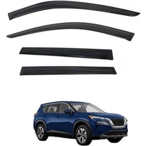 Tape-On Window Visors 4-Piece Compatible with 2021-2026 Nissan Rogue