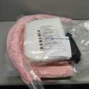 Todldler Baby Travel Bassinet Bed & Chair, Fold Out Sofa Couch Lounger with 2-1 Mosquito & Canopy, Foldable Portable Travel Cot with Foam Raised Safety Bumpers for Infant Toddlers 0-36 Months (Pink)