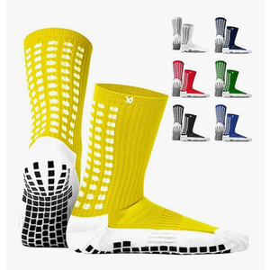 Lux Dual Grip Socks - Soccer Grip Socks for Men and Women. GripArray Performance & Comfort