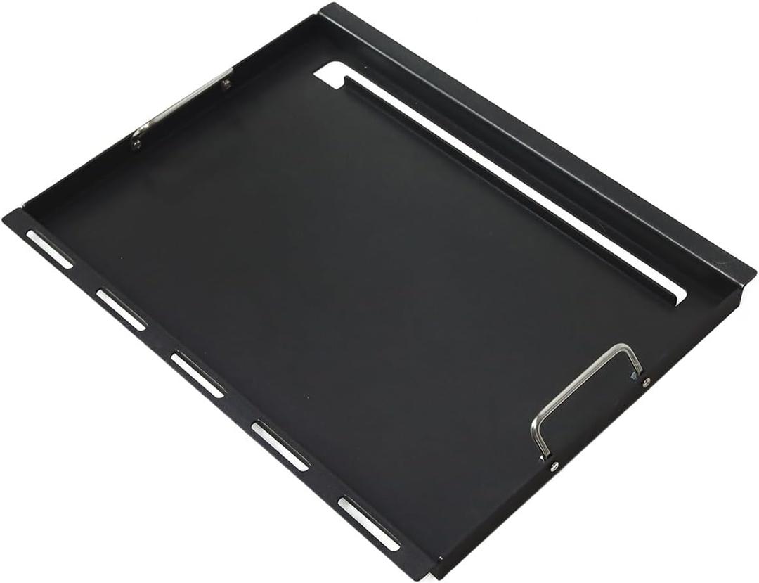 Full-Size Rectangular Black Griddle for Weber Spirit & Spirit II 300 Series, Replacement Part 6787, 17.4 x 22.6 Inches