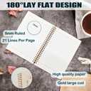 Floral Christian Notebook Journal, Christian Gifts for Women, Bible Journaling Notebook, Bible Notebooks for Note Taking, You Are Inspirational Hardcover Spiral Botebook 5.5x8.3 Inch