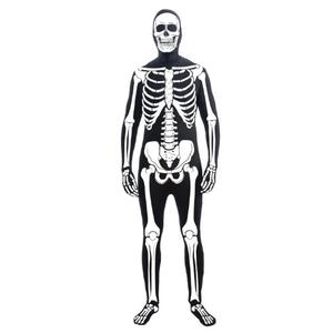 Rubies Men's Skeleton Man Bone Skin Suit Costume for Themed Parties and Halloween, M
