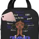 Women's Lunch Bag Sorority Paraphernalia Gifts for Women Reusable Lunch Tote for Office Work Picnic Hiking