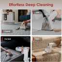 WURESE Portable Carpet & Upholstery Cleaner 15KPa Powerful Spot Cleaner for Pet Urine, Couch, Stairs & Car Seats Handheld Deep Cleaning Machine with SelfCleaning System & 2 Tools, Red