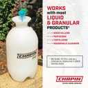 Chapin 20004 Pump Sprayer, 1-Gallon SureSpray Translucent Tank with an Easy Fill Funnel-Top Opening, Adjustable Cone Nozzle & 34" Long Reach Hose, Used for Fertilizer, Pesticides, Weeds & Pests