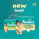Pampers Swaddlers Diapers, Size 4 (15-34 lbs), 120 Count, Absorbent, Keeps Baby Dry and Comfortable, Skin Safe Disposable Baby Diaper