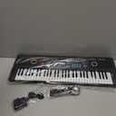 61 key keyboard Piano,Portable Electronic Digital Piano,Built In Dual Speakers,External Microphone,Power Plug,Rich Teaching Content,Multi-Functional Electronic Piano Suitable For Beginners (Black)