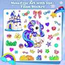 2 x MyPixie Foil Art & Fun - No Mess Princess Foil Crafts for Kids,Arts & Crafts Kits, DIY Creative Activity, Christmas Birthday Gifts for Girls 4 5 6 7 8 9 10 Year Old (Unicorn)