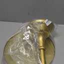 10 Inch Gold Cake Stand Dessert Display Table with Base Metal Dessert Stand, Cupcake Display Plate for Birthday, Wedding, Party Decorations