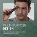 Panasonic Mens Ear and Nose Hair Trimmer, Wet Dry Hypoallergenic Dual Edge Blade - ER-GN30-H
